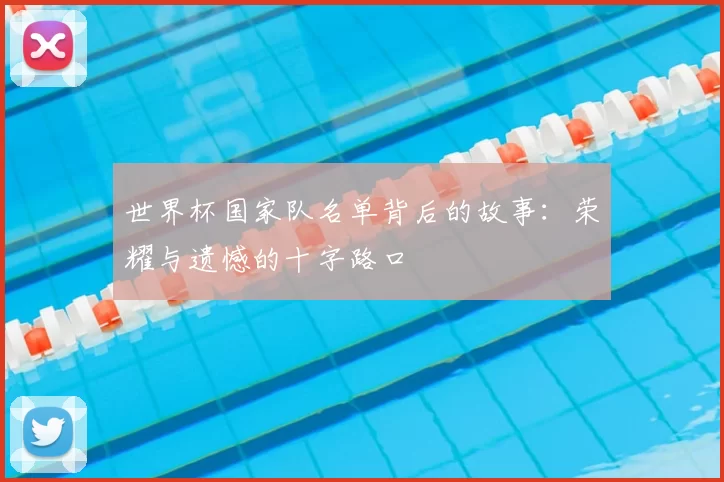 世界杯国家队名单背后的故事：荣耀与遗憾的十字路口
